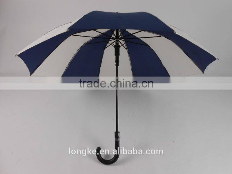 10 ribs straight shaft umbrella elegant