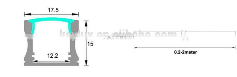 Opal Milky Cover Aluminum Profile Led Strip For Clothes