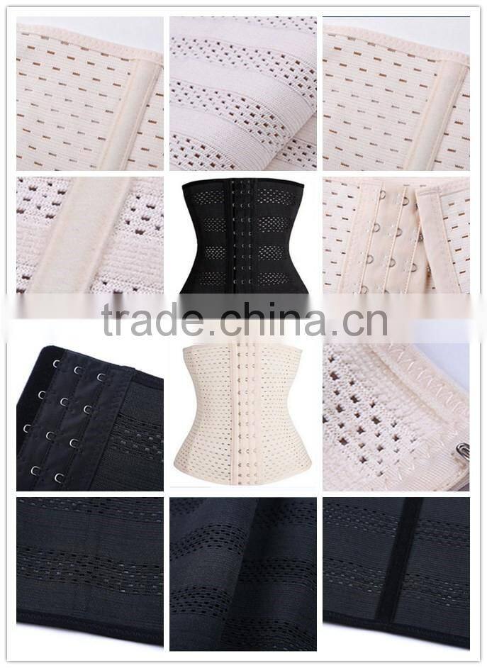 Black Cotton Waist Shaping Corsets, Waist Trimming Corsets for Perfect Shape