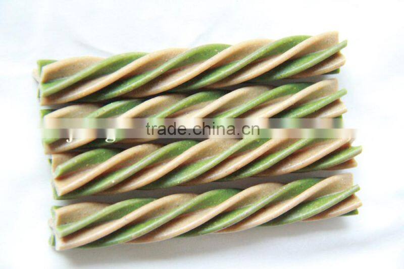 pet food dispenser(dog food two-tone straight dog chews)