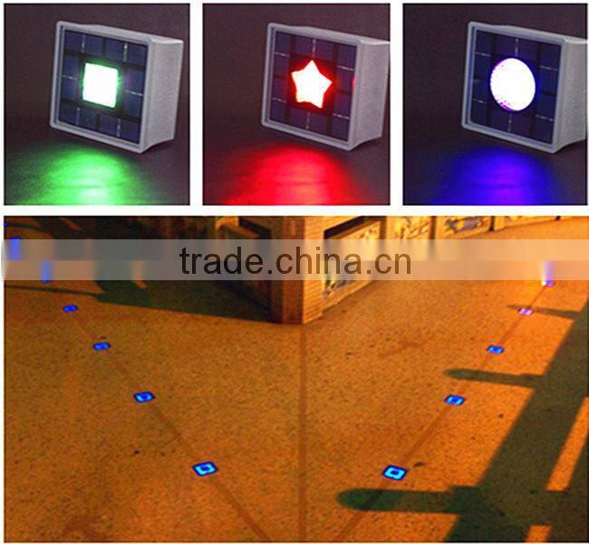 Cordless ground mounted solar paver light