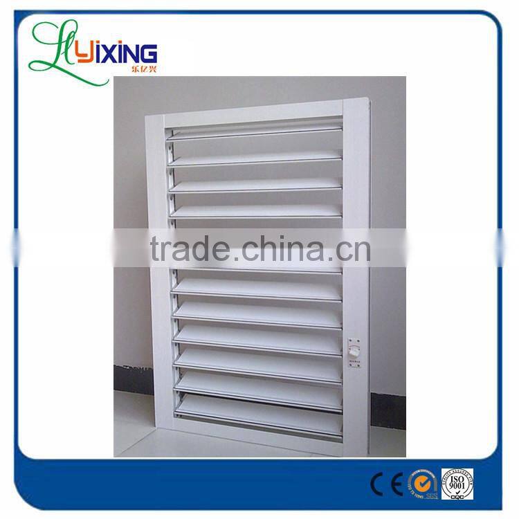 anti theft louvre aluminium window with sub frame