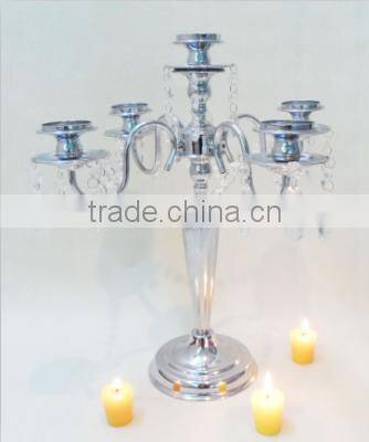 Metal 5 arms candelabra for home / event decoration