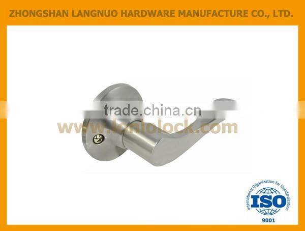 ANSI standard zinc alloy brass cylinder keyed satin nickel door lock