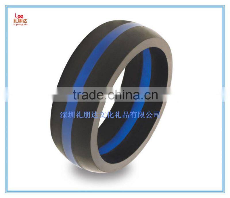 Ameriacan size Comfortable silicone finger rings for basketball players, smart silicone finger rings for NBA basketball FANS