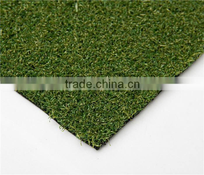 Artificial carpet grass mat curled artificial grass for gate ball use