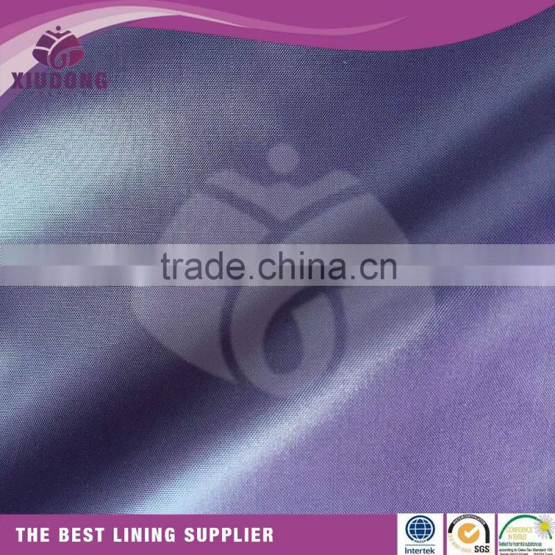 high density 290t polyester taffeta ripstop for garment lining fabric