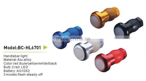 LED bike handlebar warning light cycle safety bicycle turn signal light
