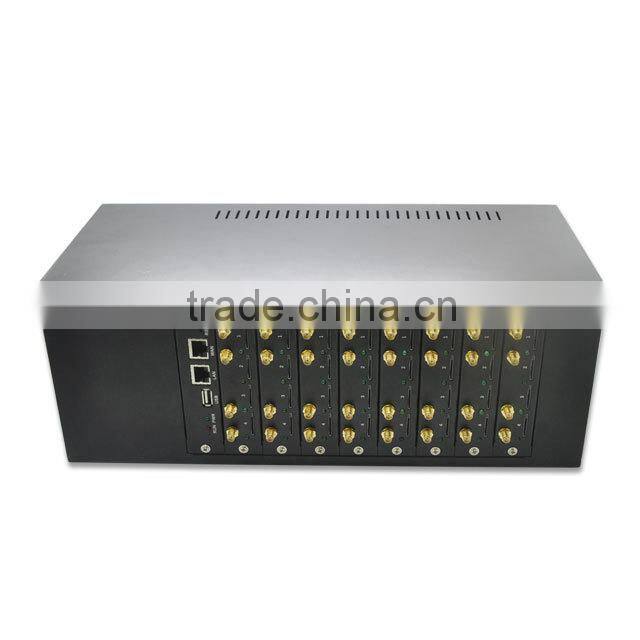 32 port VoIP GSM Gateway with USSD, High ASR, ACD, IMEI changeable