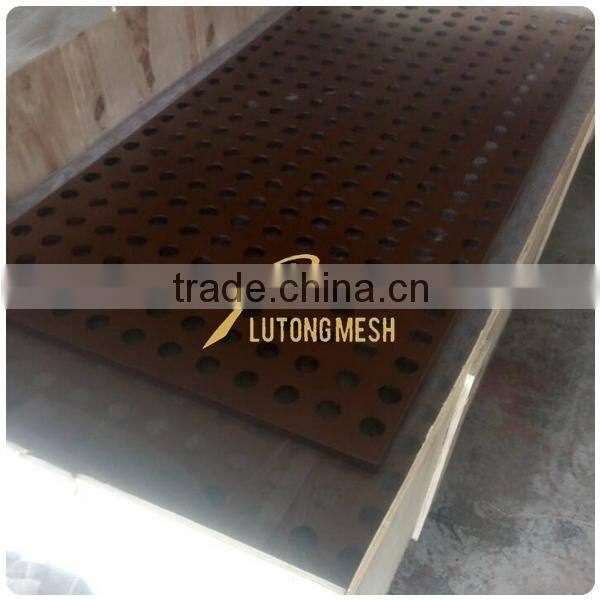 Round perforated metal mesh For Architectural Facade Cladding