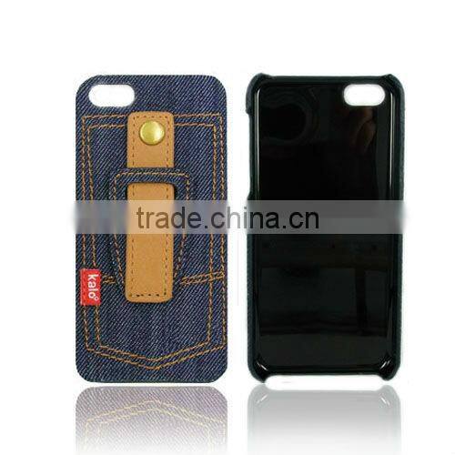 Denim Case with earphone winder for iPhone 5 mini