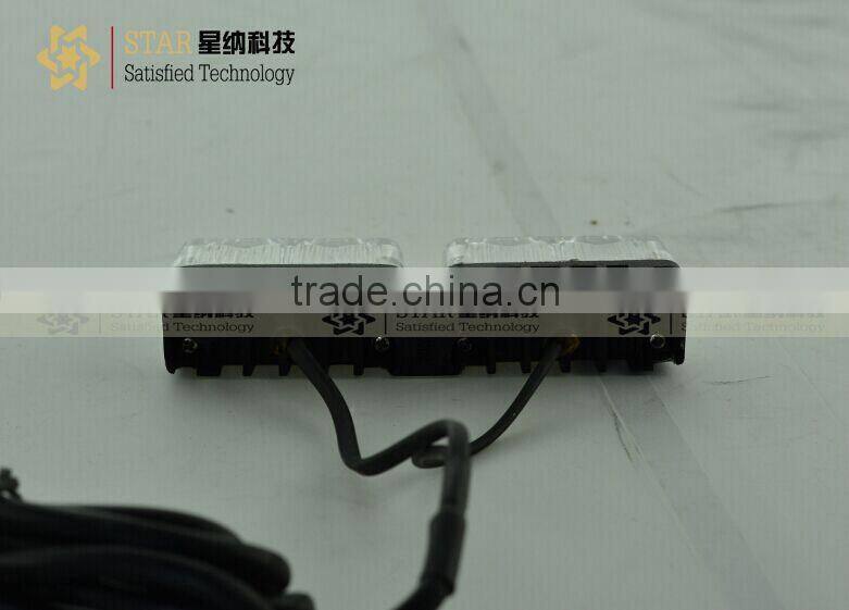 Factory price led bule strobe visor deck dash light grill motorcycle light XN-266-4