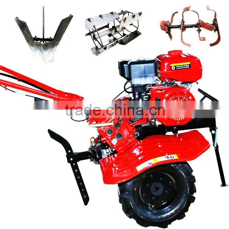 7HP Diesel petro scarifier with ridger hoe plough