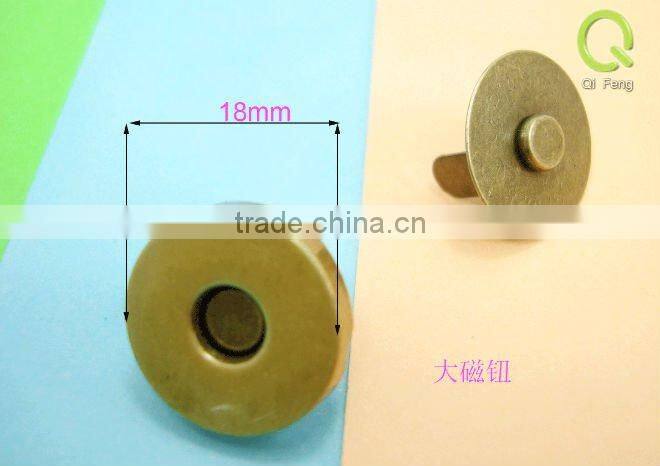 QF factory low price 14mm -2mm magnetic button without logo