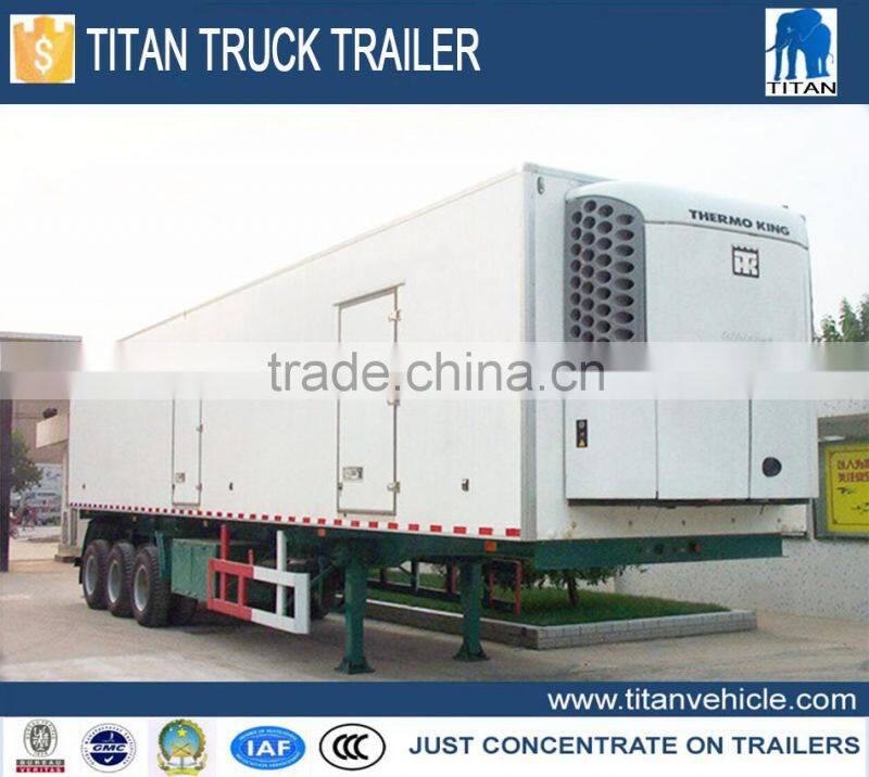 Fiberglass Cover Refrigerated Box Trailer For Sale