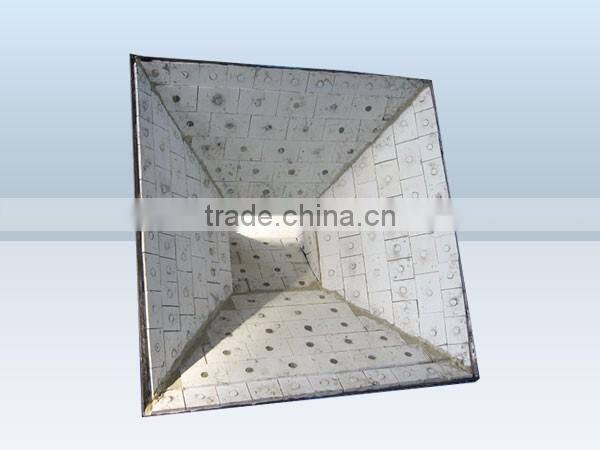 abrasion impact maintenance ceramic mining hopper