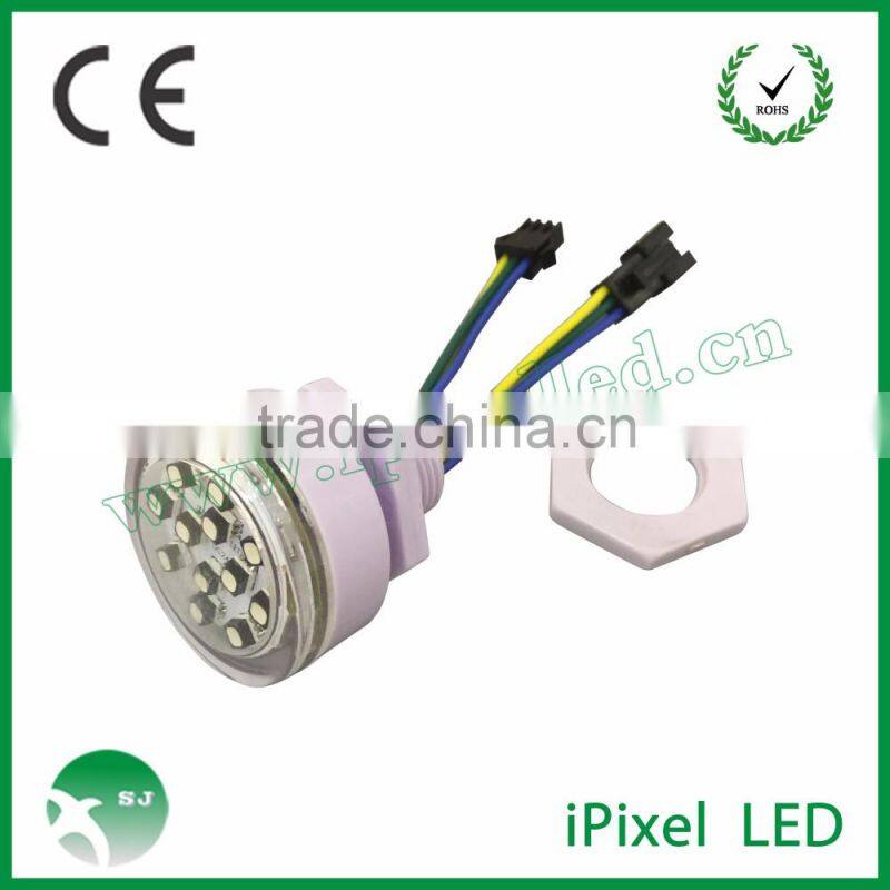 fairground led lamp 38mm 12leds rgb led lights amusement led light