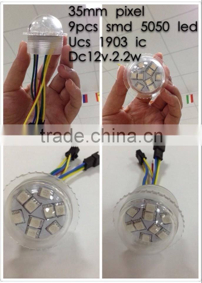 hot sales IC controlled 1903 led pixel light 35mm