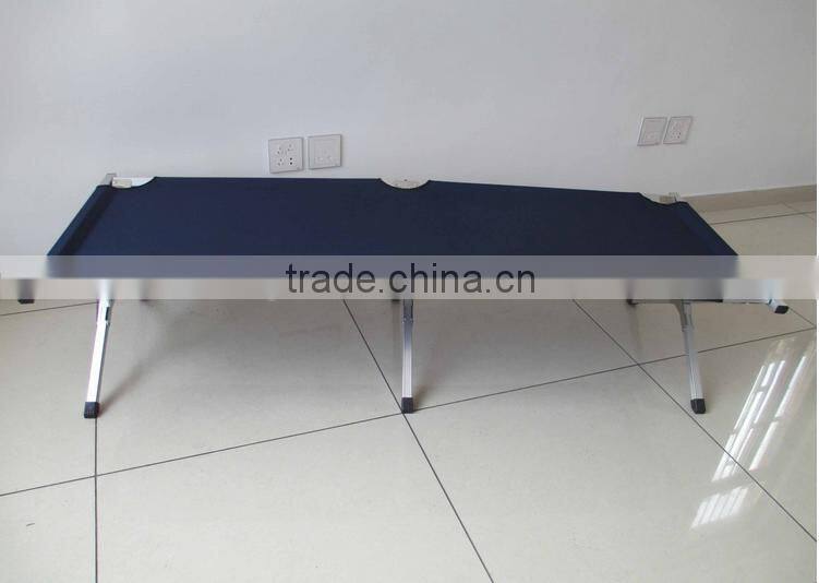 Lightweight aluminum folding camping cot