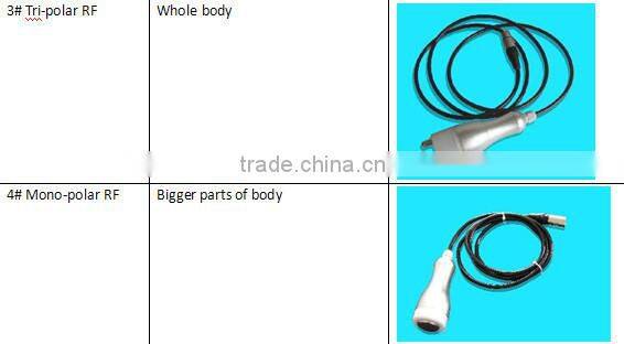 Ultrasonic cavitation slimming machine / RF liposuction Vacuum Machine With 4 Probes