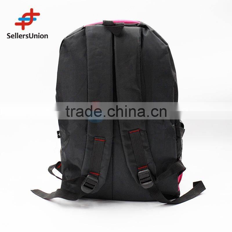 No.1 yiwu exporting commission agent wanted rose red color backpack for grils