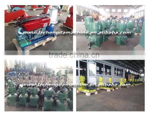 High productivity flat die wood,sawdust pelletizer machine driven by diesel engine