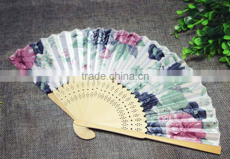 promotional Chinese hand fan bamboo fan customized