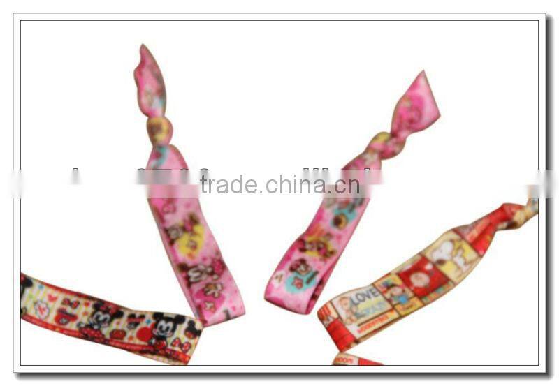 hair accessories skull elastic custom print hair tie