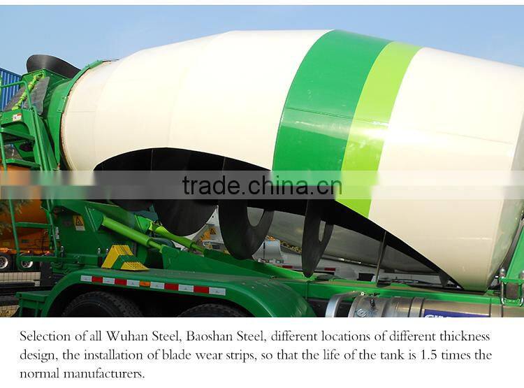 CIMC HAINUO cement agitator tank high quality concrete mixer truck