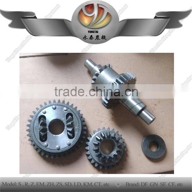 China manufacturer GongNong gears for walking tractor, walking tractor GN 121 151 gears, GN12 gear shafts