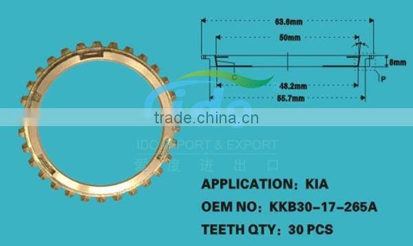 Sychronizer Ring for KIA KKB30-17-265A KKB3017265A
