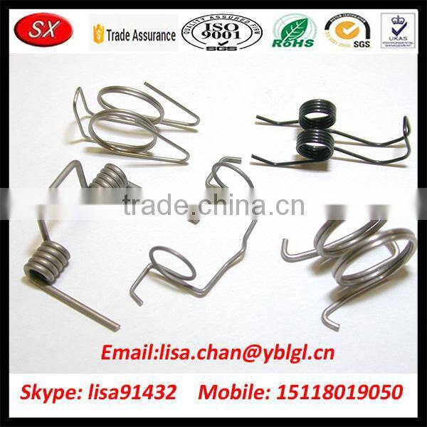 Dongguan Factory OEM Steel Extension Springs with Double Hooks