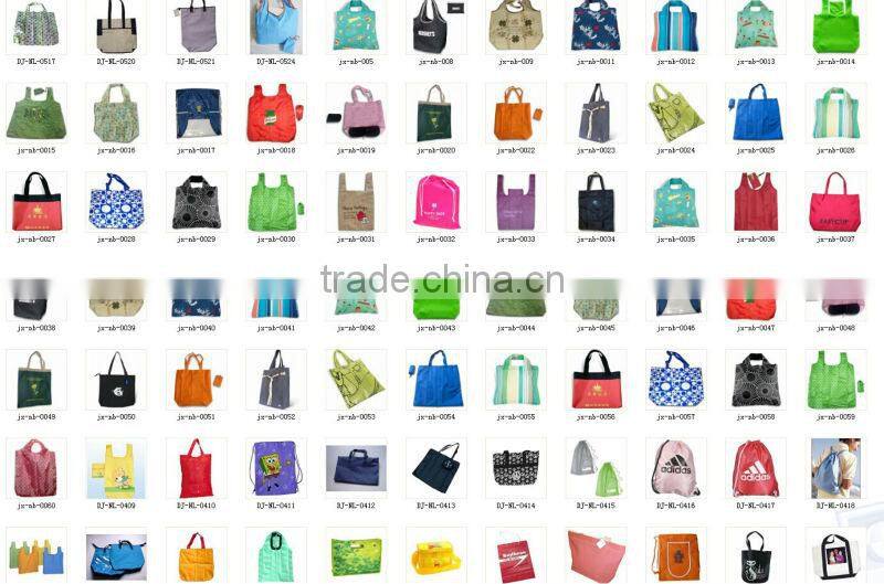 T-shirt shape nylon shopping bag with custom print , easy carry and use, OEM orders are welcome