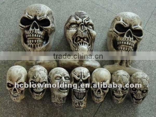 Halloween Plastic Skull Head,Halloween decoration