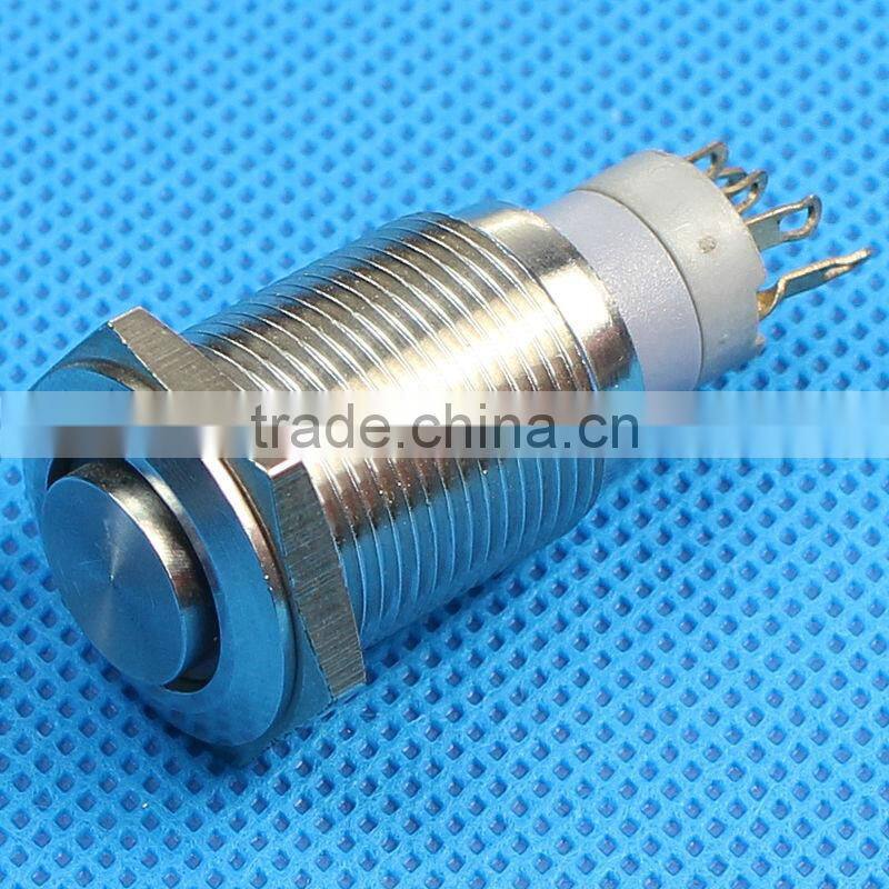 16mm ring led waterproof switch