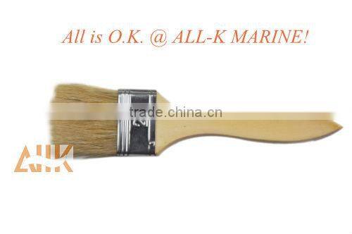 wooden handle flat Brush