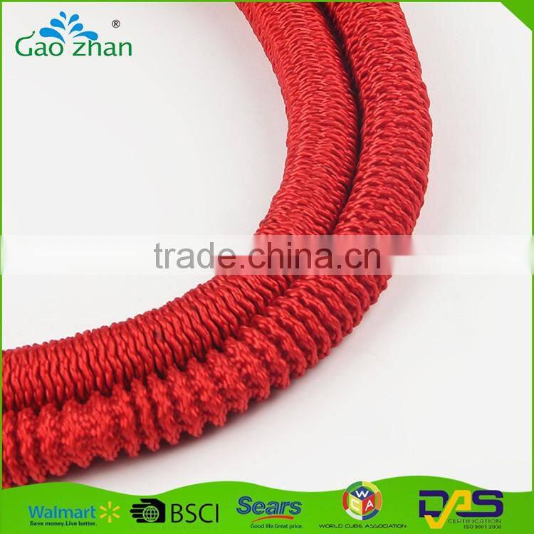 Double Layer Latex Retractable Expandable Garden Hose Pipe Elastic Garden Water Hose for Irrigation