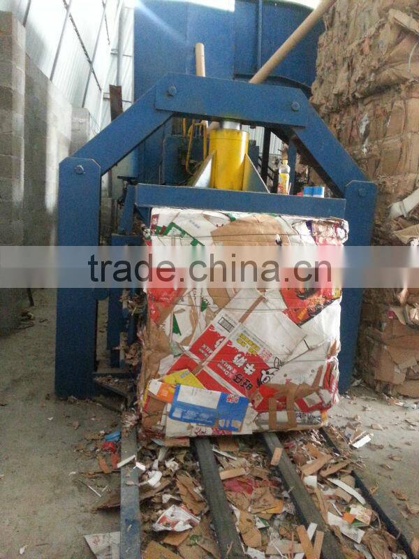 Hydraulic horizontal cardboard baling press machine ,hay and straw baler machine BY31-60T
