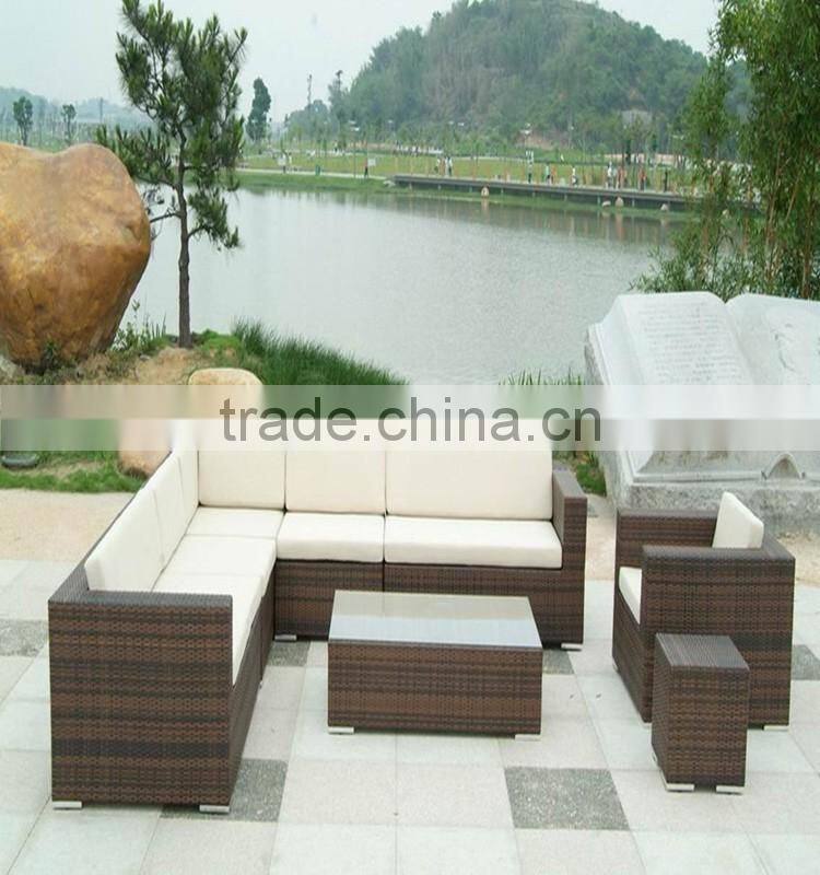 S&D Luxury outdoor sofa set garden furniture wholesalers outdoor rattan furniture