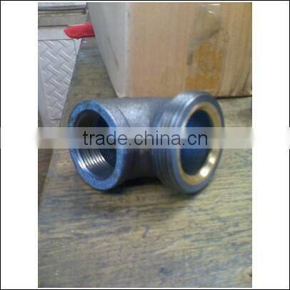 cast brass into cast iron part