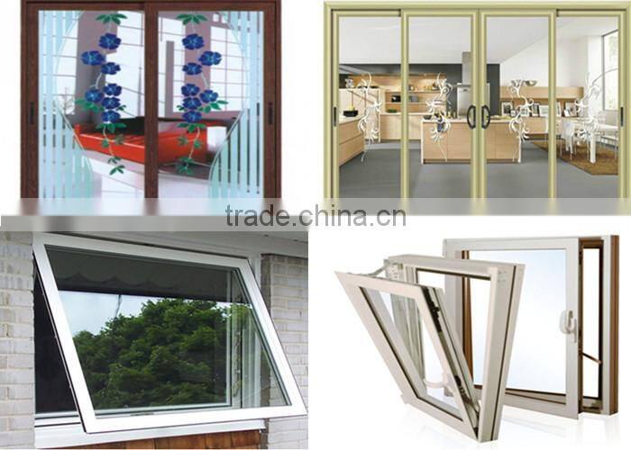 CE approved soundproof insulated glass aluminum window and door