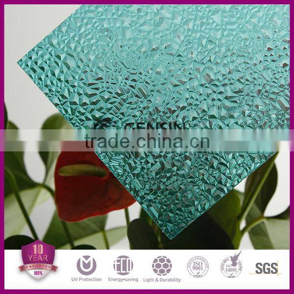 green diamond embossed polycarbonate sheets