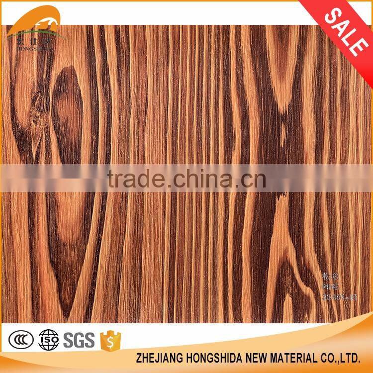 Manufacturer supply self adhesive wood grain vinyl films decorative paper