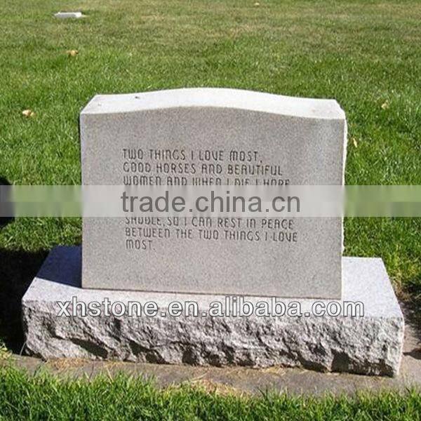 Blank Memorial Tombstone for Memorial