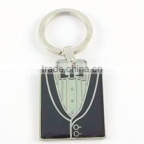 Cute design metal love couple keychains