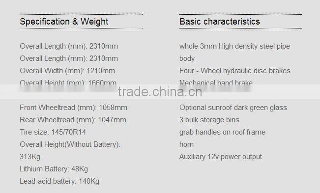 Italy style mini electric car with L6E certification