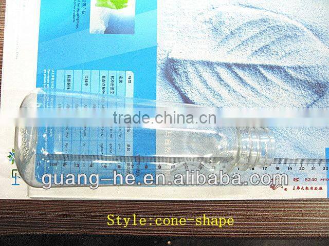 350ml biodegradable clearly pla liquor bottle/polylactide plastic mineral pla water bottle