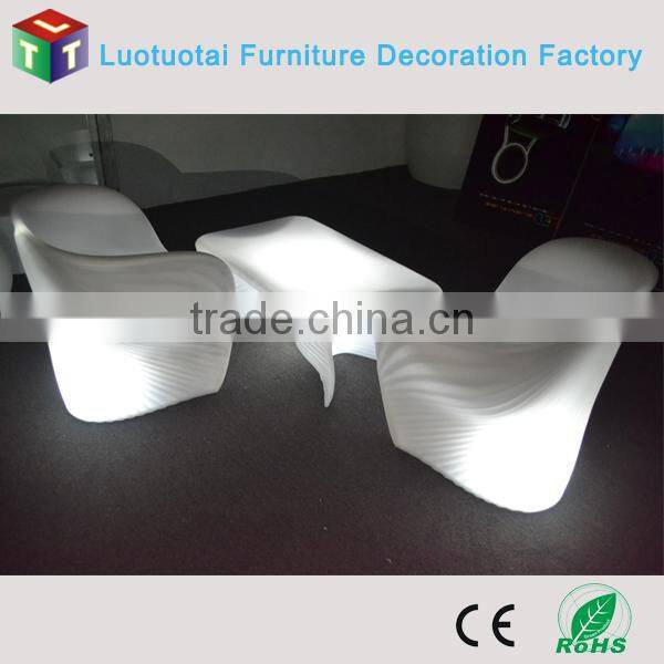 remote cntrol 16 color change eletronic lighting furniture / led table & chair