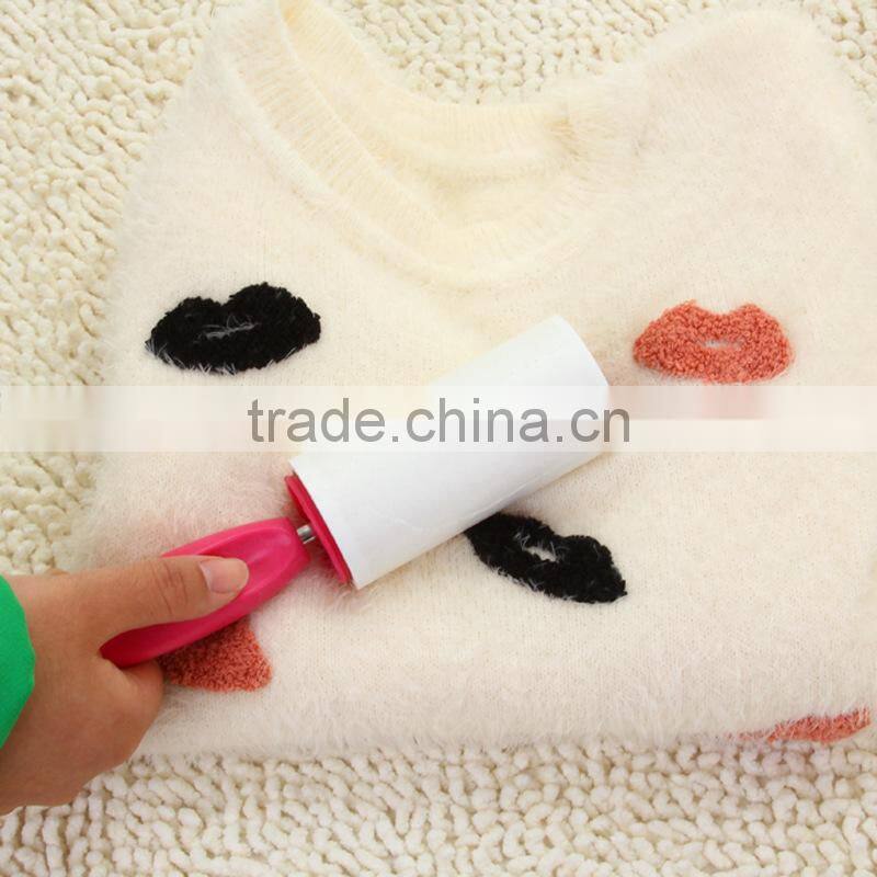 Wooden handle Lint Remover Roller with 60sheets Roll