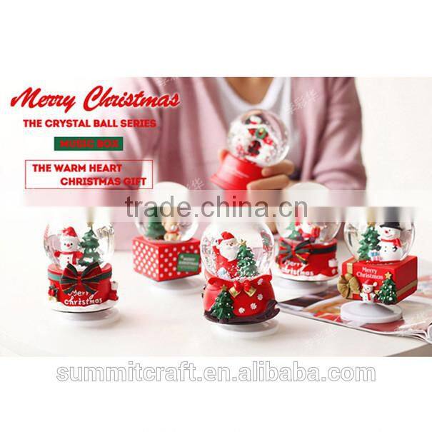Christmas snow globe music box hot toys for christmas 2016